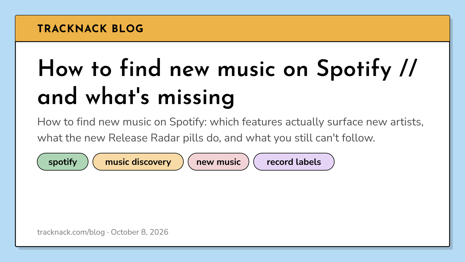How to find new music on Spotify // and what's missing